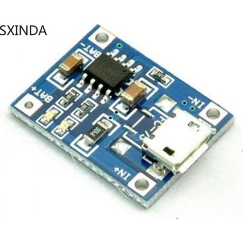 100pcs/lot TP4056 1A Lipo Battery Charging Board Charger Module lithium battery DIY MICRO Port Mike USB New Arrival