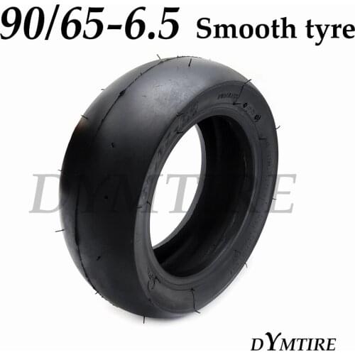 11 Inch 90/65-6.5 Slick Drift Tire Smooth Vacuum Tyre for Electric Scooter Mini Racing Motorcycle Parts