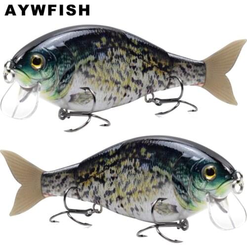 AYWFISH Jointed Swimbait 178mm 66g Round Diving Lip Topwater Slider Shad Fishing Lure Insert Soft Tail Plastic Wobbler Wake Bait