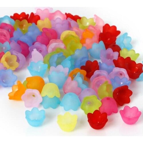 Hot Sale Approx 6*9mm 220Pcs/lot Acrylic Loose Spacer Charm Frosted Leaf Beads Fit Fashion Jewelry Necklace Bracelet For DIY