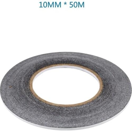 5PCS/LOT 10mmx50m 9448A Double Sided Tape Black Double Sided Adhesive Tape For Cellphone LCD Panel Display