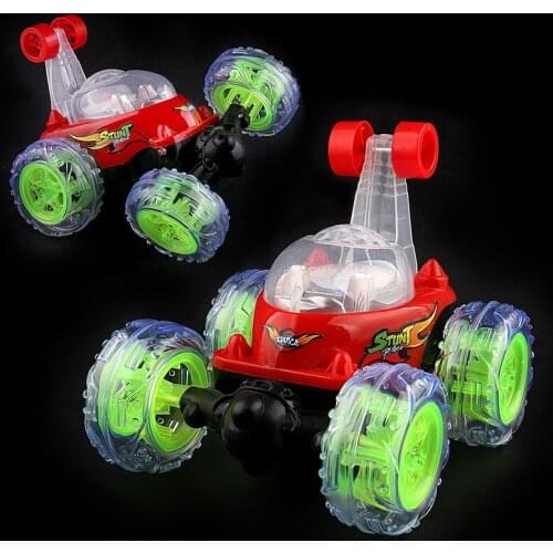 Electric Remote Control Car Music fan gun che 360 Rotation of the Dump Truck Model Boys Christmas Gift toys for children