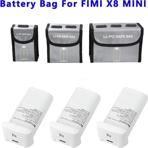 FIMI X8 Mini Explosion-proof Battery Safe Storage Bag Battery Li-Po Protective Case Radiation for Fimi x8 mini Drone Accessories