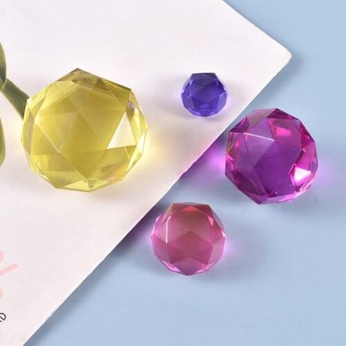 Crystal Epoxy Resin Mold Desktop Ornaments Silicone Mould DIY Craft Diamond Tool 1XCA