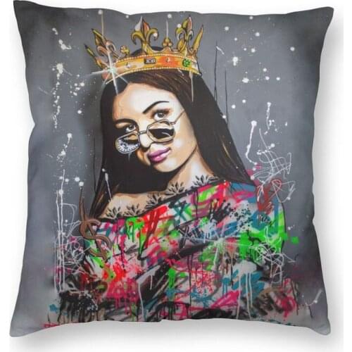Eva Queen Square Pillow Cover Home Decorative Cushion Cover Throw Pillow For Sofa Double-Sided Printing