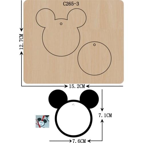 New card Wooden die Scrapbooking C-265-3 Cutting Dies