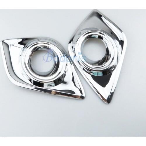 Reflector Fog Light Lamp Cover Sticker Decoration Garnish Moulding Trim 2015 2016 2017 2018 For Toyota Hilux Revo Accessories