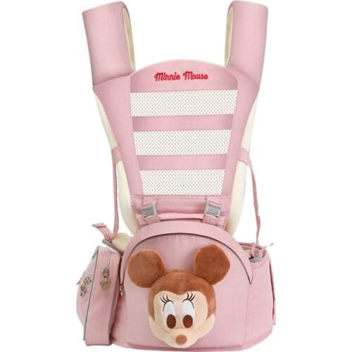 Disney Cartoon Baby Carrier Infant Baby Hipseat Waist Baby Carrier Ergonomic Kangaroo For Newborns 0-36 Months Front Carry