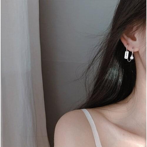 REETI 925 Sterling Silver Earrings Personality Chain Earrings Stud Earrings For Women Gift earings Fashion Jewelry Gift