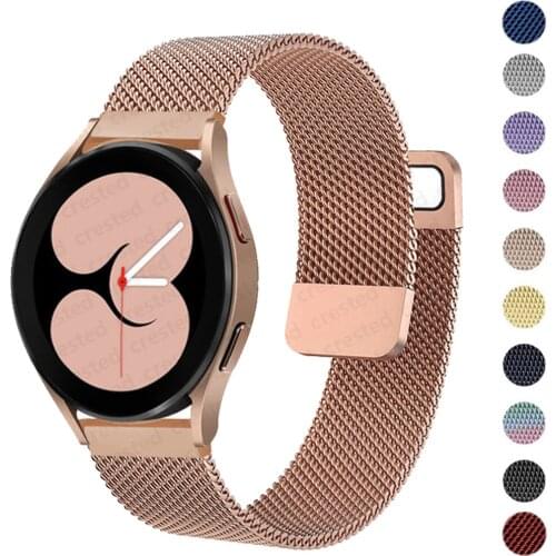 20mm/22mm Magnetic Band For Samsung Galaxy wacth 4/Classic/3/Active 2/46mm/42mm strap Gear S3 Frontier bracelet Huawei GT/2/Pro