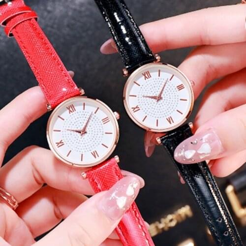 Luxury Brand Leather Quartz Womens Watch Ladies Fashion Watch Women Wristwatch Clock relogio feminino hours reloj mujer saati