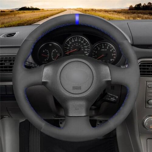 DIY Anti-Slip Wear-Resistant Steering Wheel Cover For Subaru Forester Impreza WRX (WRX STI) Legacy Car Interior Decoration
