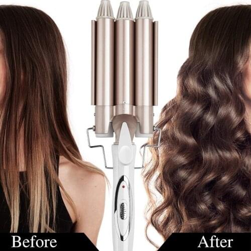 Hair curler ceramic hair curler iron PTC fast heating curling iron Dual Voltage