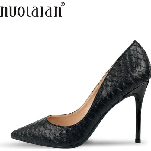 2018 Brand fashion women pumps 10cm high heel pumps shoes for women sexy pointed toe high heels party wedding shoes woman