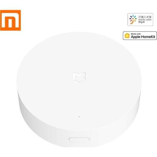 Newest Xiaomi Multimode Smart Home Gateway ZigBee WIFI Bluetooth Mesh Hub Work With Mijia APP Apple Homekit Intelligent Home Hub