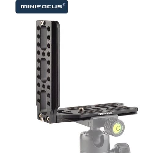 Universal L Shape Bracket QR Plate Vertical Video Shooting Arca Swiss for DJI Osmo Ronin Zhiyun for Canon Nikon Sony DSLR Camera