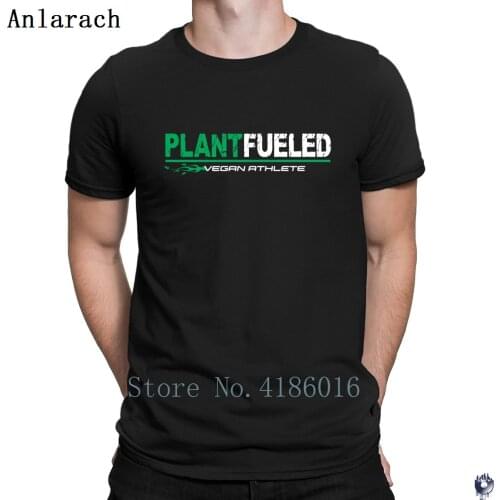 Vegan Athlete Plant Based T Shirt Pattern Building Round Collar Knitted Short Sleeve Summer Standard Famous Shirt