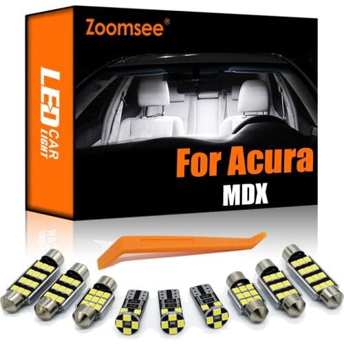 Zoomsee Interior LED For Acura MDX 2001-2020 Canbus Vehicle Bulb Indoor Dome Map Reading Trunk Light Error Free Auto Lamp Parts