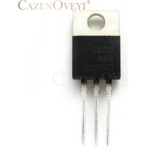 10pcs/lot MBR20200CT TO220 MBR20200 TO-220 20200CT In Stock