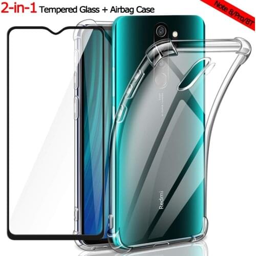 2-in-1 case + glass for redmi note 8t стекло чехол,pelicula capa,screen protector redmi-note8 8pro xiomi xiaomi note 8 t cover