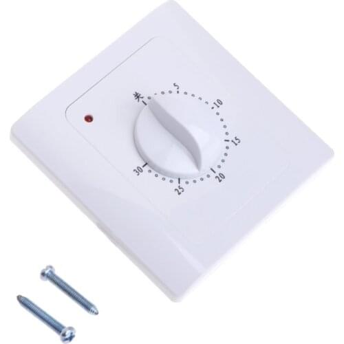 2020 New AC 220 V 10A 30Min Countdown Timer Switch Electric Digital Time Plug Control Button