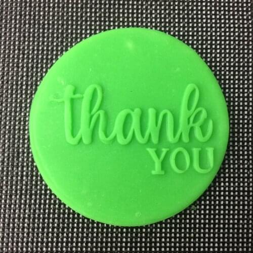 Thank You Acrylic Cookies Embossing Printing Stamps 3D Custom Seal Cake Icing Decoration All Kinds Of Cartoon Patterns
