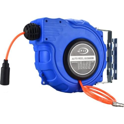 15M automatic retractable hose reel recycling PU yarn clamping tube pneumatic tool 8*5MM trachea air blast tube