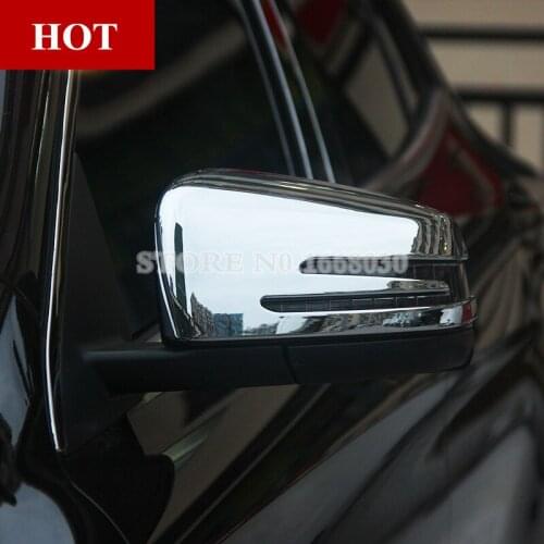 ABS Side Rearview Mirror Trim Cover 12pcs For Benz A B Class W176 W246 2012-2018 Car Decoration Car Accesories Interior