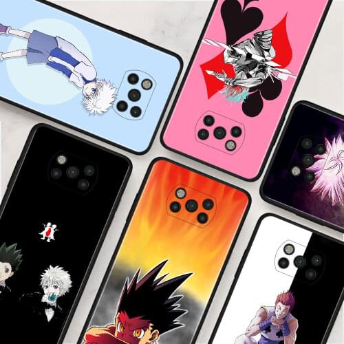 Funda Capa For Xiaomi Poco X3 NFC M3 Pro 5G F1 F3 Case M3pro X3Pro Phone Shell Back Cover Anime Hunters X Hunter TPU Soft Coque