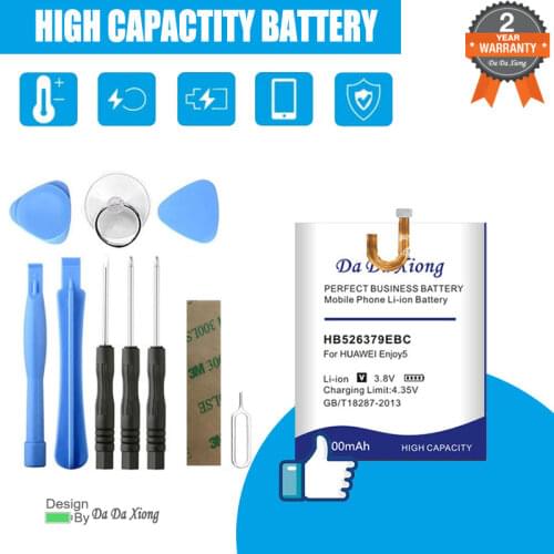 Da Da Xiong 5000mAh HB526379EBC Battery for Huawei Ascend Enjoy 5 Enjoy5 TIT-AL00 CL10