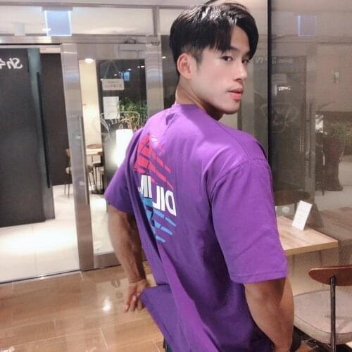 New Loose Hip Hop Large Size Brand Gyms Sports T Shirt Men Short Sleeve Running Workout Training Tees Fitness Tops