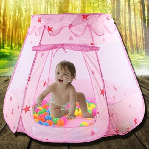 Hot sale Portable Kids Play Tent Baby Play house for Children Toy Tent Folding Castle Baby Ball Pool Indoor Outdoor Fun & Sports
