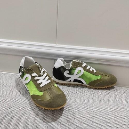 New Autumn Women Chunky Sneakers Ladies Slip On Green Shoes Girls Soft Sport Sneakers Female Brand Casual Sneakers Mesh Trainers