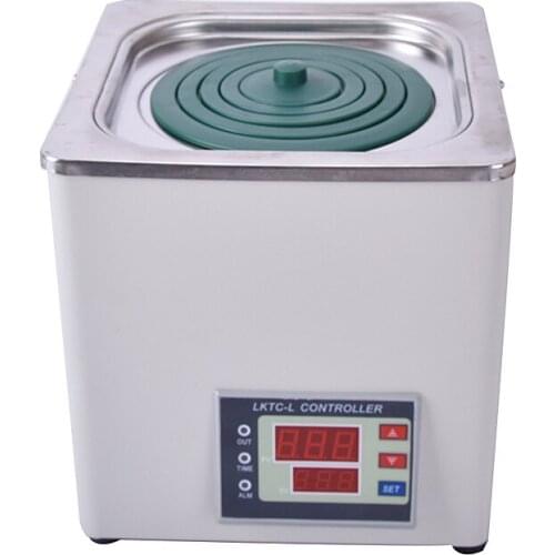 Laboratory Water Bath LCD Digital Thermostat Water Bath Hot Bath Pot Constant Temperature Tank Labs Experiments Single Hole 220V