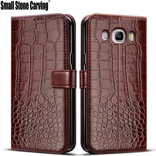 Magnetic phone Case For Samsung Galaxy J7 2016 Cases J710 J710F Cover FOR Samsung J7 2016 Coque flip leather with card slots