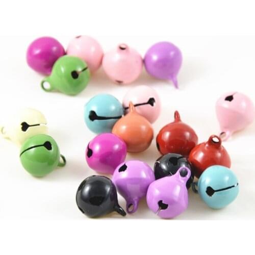 Metal Jingle Bells Christmas Tree Decoration Pet Pendants Key Party Supplies Anti-loss Bell Kids Toys DIY Crafts Accessories