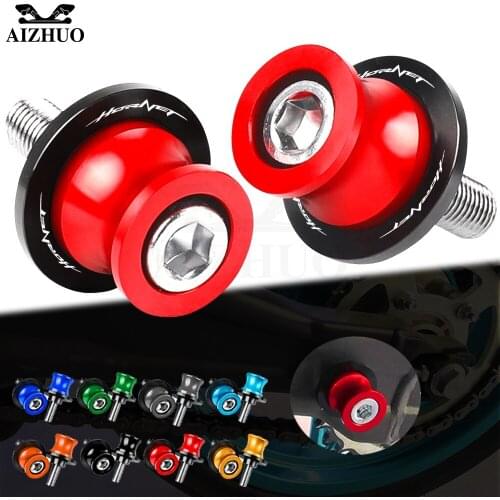 Motorcycle 8MM Swingarm Spools CNC Stand Screws FOR HONDA CB599 CB600F HORNET 1998-2006 LOGO Accessories HORNET hoRnet250 2001
