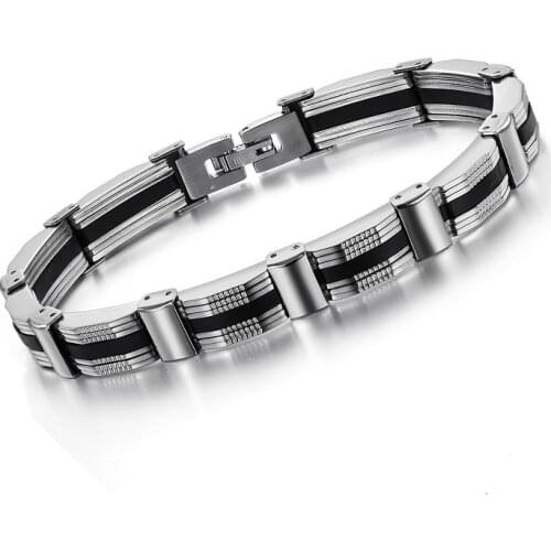 Wholesale Titanium Steel Jewelry Brands On Yupoo Mens Bracelets Man Stainless Steel Male My Orders Aliexpress Jewels