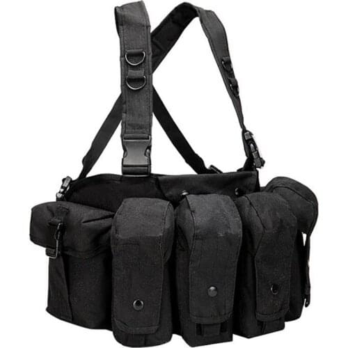 Chest Rig Tactical Vest Military Army Equipment Outdoor Airsoft Paintball CS Wargame Hunting Vest Men Tactical Chest Pouch