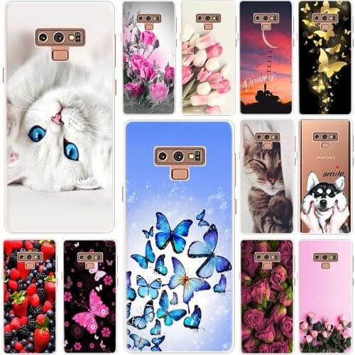 Note9 Cute Animal Painted Case For Samsung Galaxy Note 9 Soft Silicone TPU Slim Coque Cover For Samsung Galaxy Note 9 Cases Capa