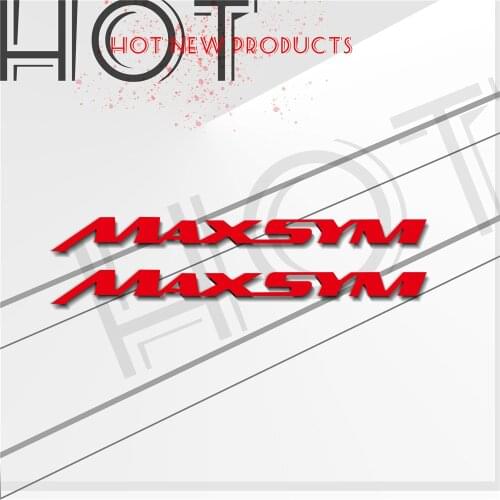 New motorcycle bicycle fuel tank sticker wheel helmet MOTO waterproof reflective logo for Sym maxsym MAXSYM 400 600