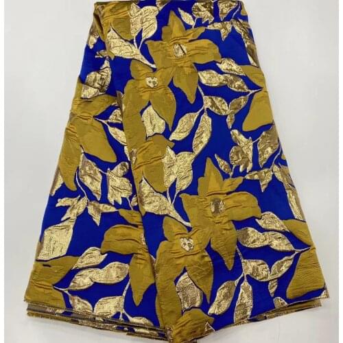Latest Jacquard Lace Fabric Brocade Flower Lace Fabric Brocade Bridal Material For Nigerian Wedding Party