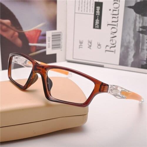 Zerosun Reading Glasses Men +0.75 1.25 1.50 1.75 2.00 2.25 2.50 2.75 3.00 3.25 3.50 3.75 4.00 TR90 Eyeglasses Frames Male Brown