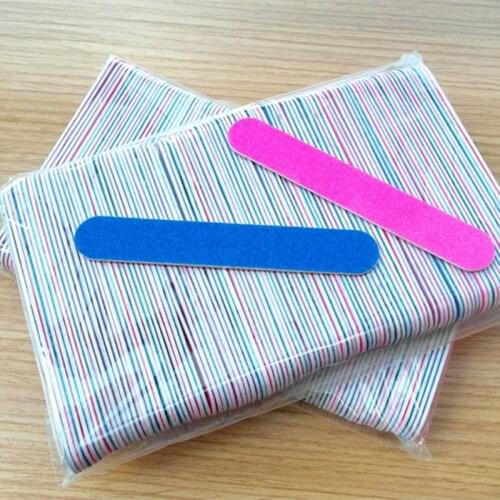 100Pcs/lot Nail File Nail Shaving Matte Nail File Double-sided Peeling Tools Nail Care tools Manicure Tools