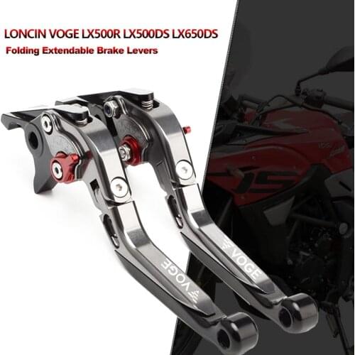 High Quality For LONCIN VOGE LX500R LX500DS LX650DS Motorcycle CNC Adjustable Folding Extendable Brake Clutch Lever