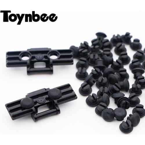 Rubber Stopper Building Blocks Thread Attachment Grip Tank Caterpillar Track Brick Kids Toy Gift Compatible Technic Parts 24375