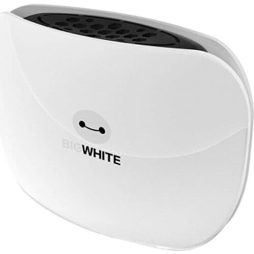 Christmas gift bigwhite Mini portable car air purifier car air freshener with rechargeable battery For Car and Office