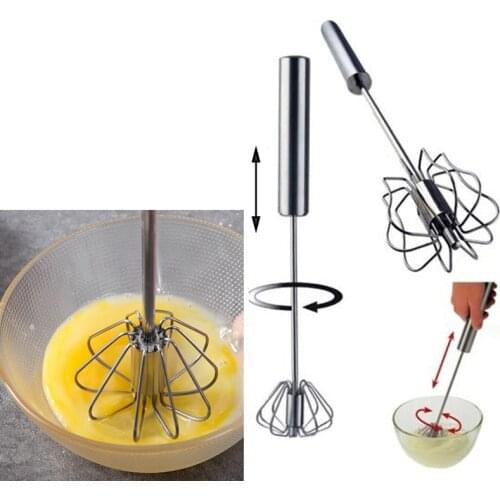 Manual Stainless Steel Whisk Hand Blender Egg Cream Stirring Semi-automatic Mixer Egg Beater Diy cake Tools