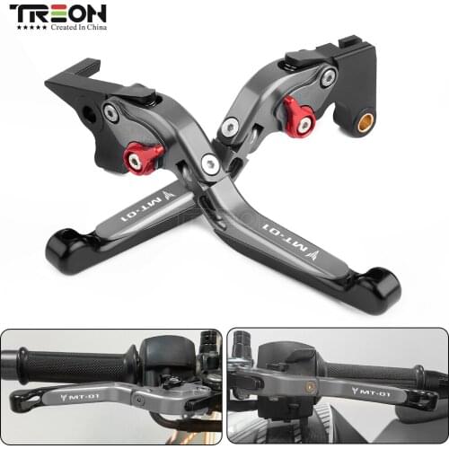 For Yamaha MT 01 MT-01 MT01 2004-2009 2005 2006 2007 2008 CNC Motorcycle Accessories Brake Clutch Folding Extendable Lever