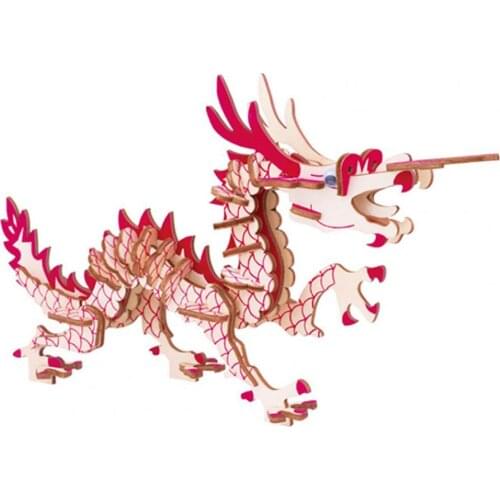 Insects Assembled Puzzle Handmade Educational Toys Wooden Manual Insects 3D Puzzle for Kids